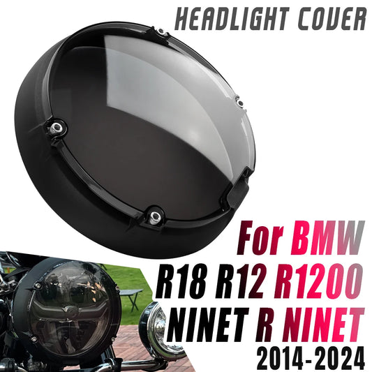 For BMW R18 R 18 R12 R1200 nineT R nineT 2019 2020 2021 2022 2023 2024 Motorcycle Headlight Guard Protector Grille Grill Cove