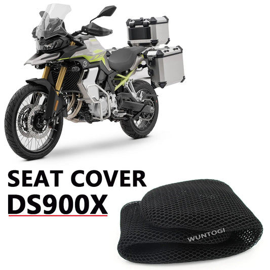DS900X Motorcycle Mesh Seat Cover 3D Mesh Fabric Seat Protect Cushion For Loncin VOGE Valico DSX 900 Heat insulation Seat Covers
