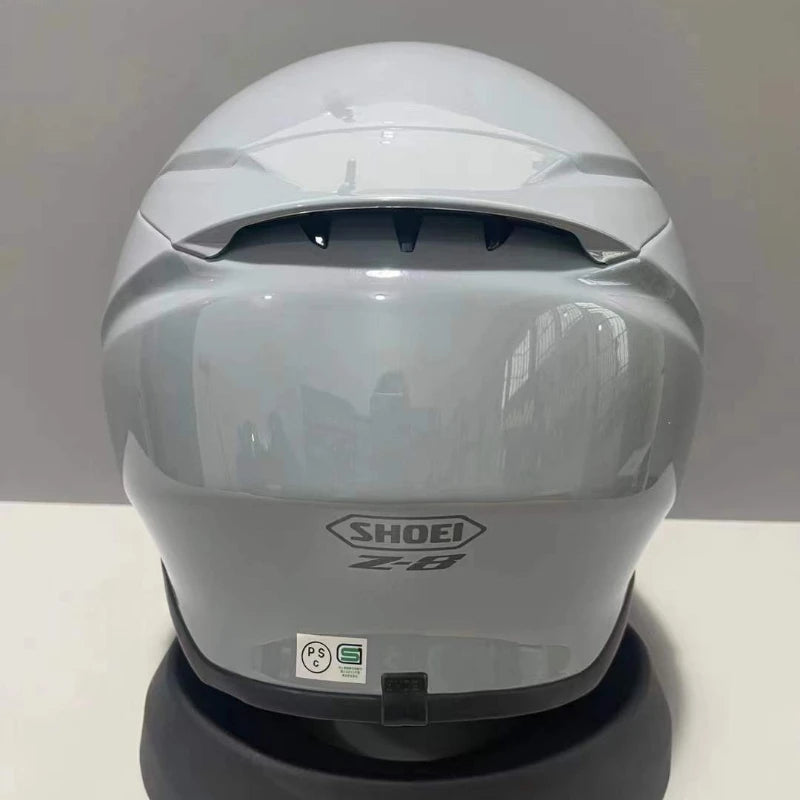 Shoei Z8 Bright Grey Full Face Helmet RF-1400 NXR2 Motorcycle Helmets Riding Motocross Racing Motobike Helmet