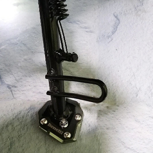 Motorcycle Accessories  Side Stand Extension Kickstand foot Enlarger For Benelli TRK251 leoncino 500 leoncino 250