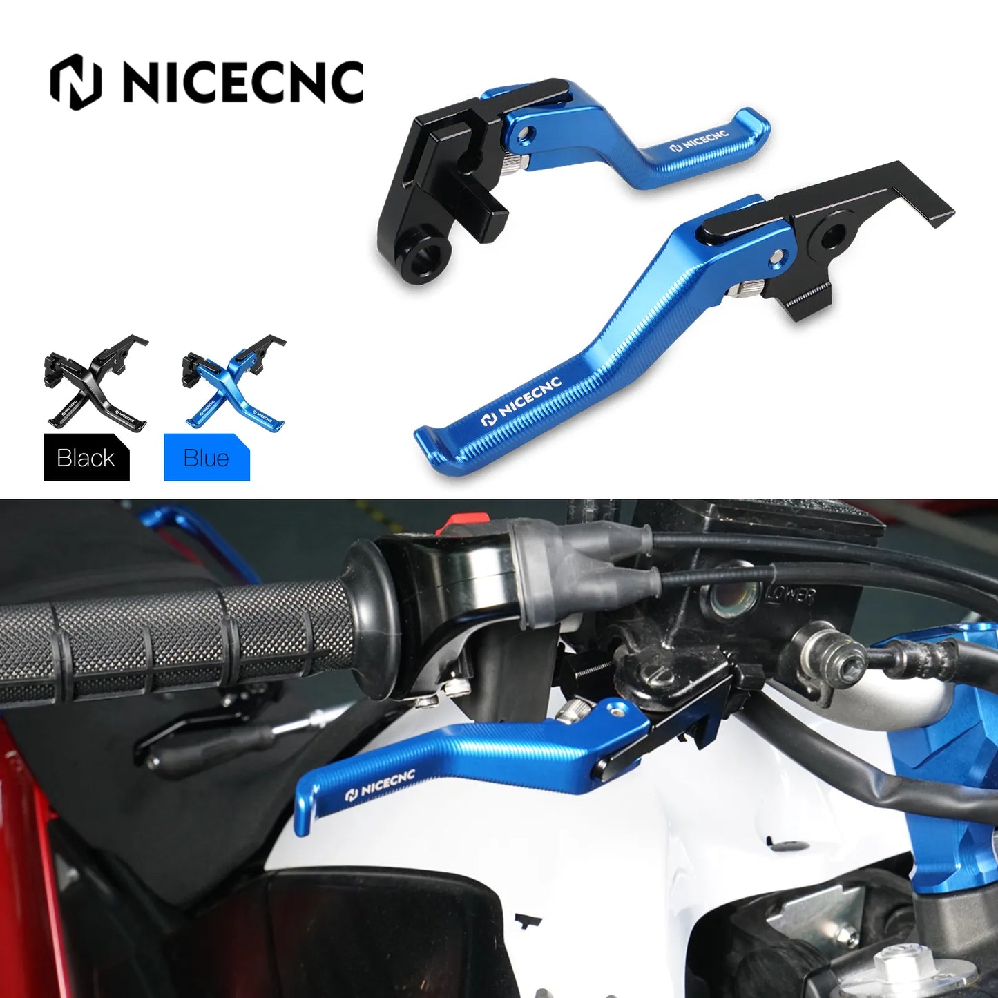 NICECNC Short Brake Clutch Lever For YAMAHA Tenere 700 XTZ 700 2019-2023 XSR700 2018-2023  Tenere700 Rally Edition 2020-2023
