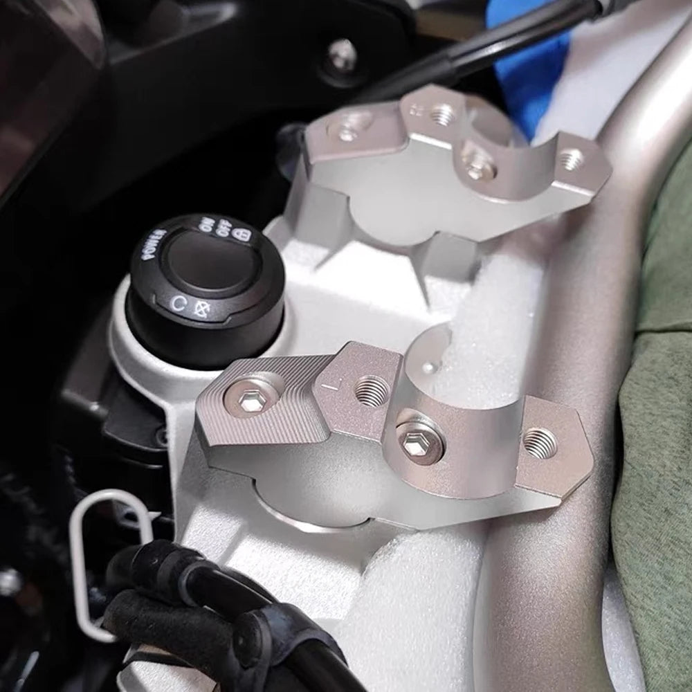 For BMW F900GS Adventure F 900 GS ADV 2024 2025- F850GS Accessories Motorcycle HandleBar Riser Clamp Extend Heightening Adapter