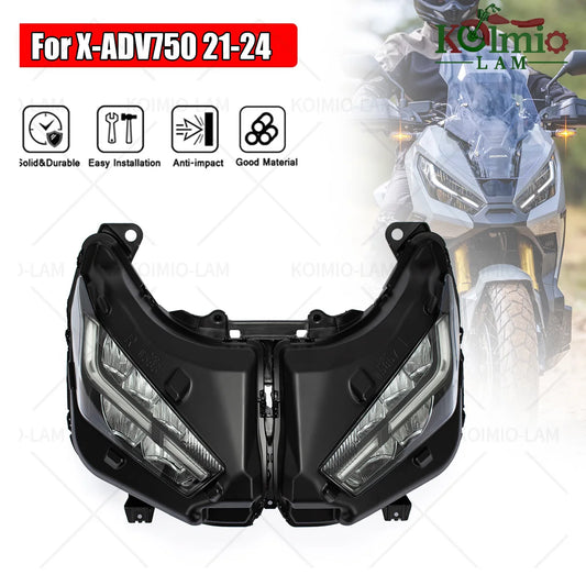 Fit for 2021 - 2024 Honda X-ADV750 XADV 750 Motorcycle Headlight Head Light Lamp X-ADV 750 2022 2023 Front Headlamp Assembly
