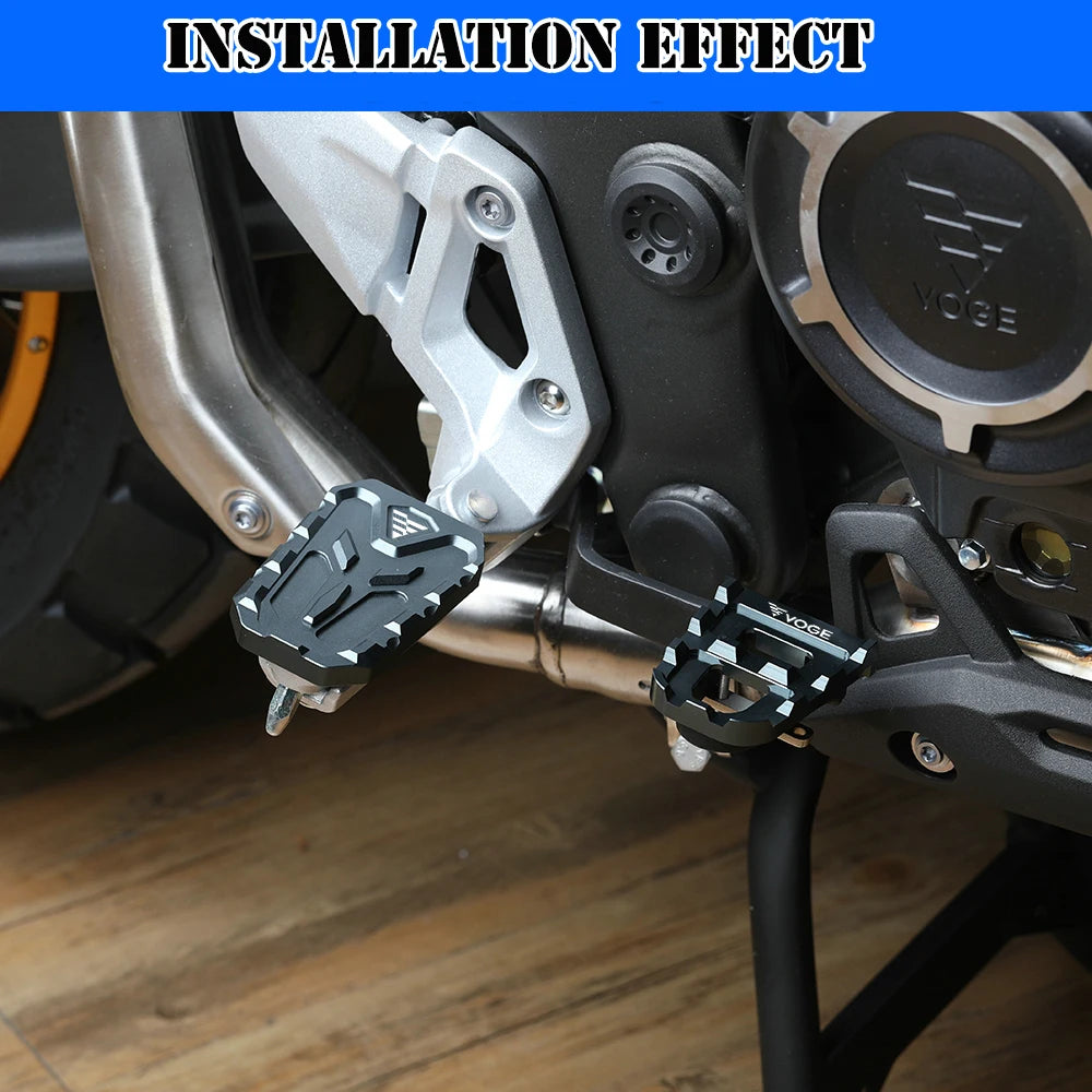 For VOGE DS525X DS 525X DSX525 525 DSX Motorcycle Accessories Front And Rear Foot Extension Seat Non-slip Pedal Brake Pedal