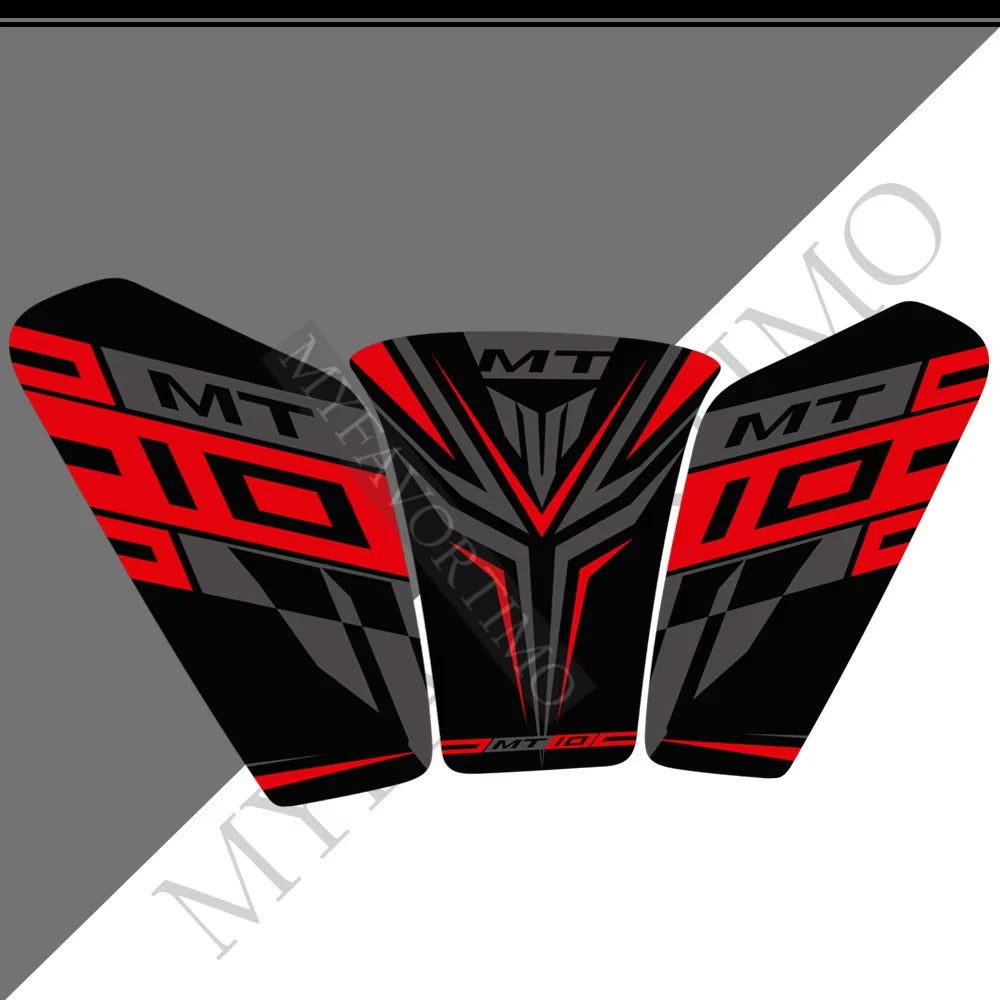 For Yamaha MT10 FZ moto Stickers Tank Pad Protector Fairing Fender Motorcycle Knee Decal Fuel MT-10 2016-2021