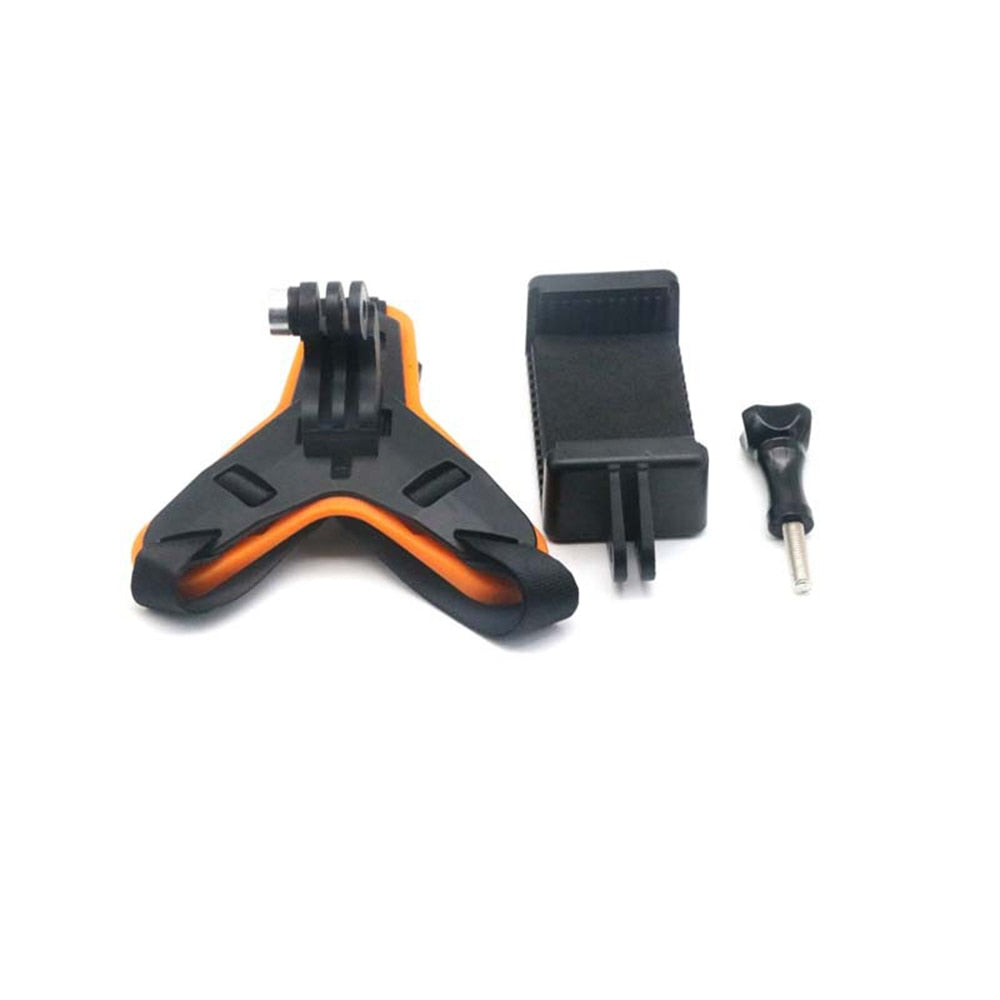Motorcycle Helmet Mobile Phone Bracket suitable for Apple Huawei gopro Camera First Perspective Shooting Riding Accessory Stand