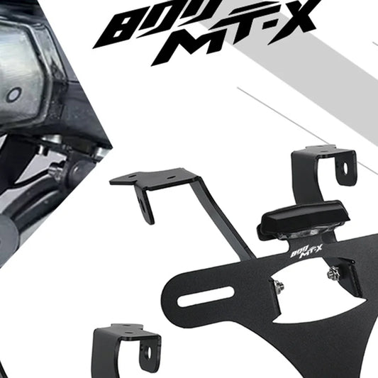 2024 2025 2026 For CFMOTO CF MOTO 800 MTX 800MT-X MT Motorcycle Aluminum License Plate Holder Fender Eliminator Tail Frame Plate