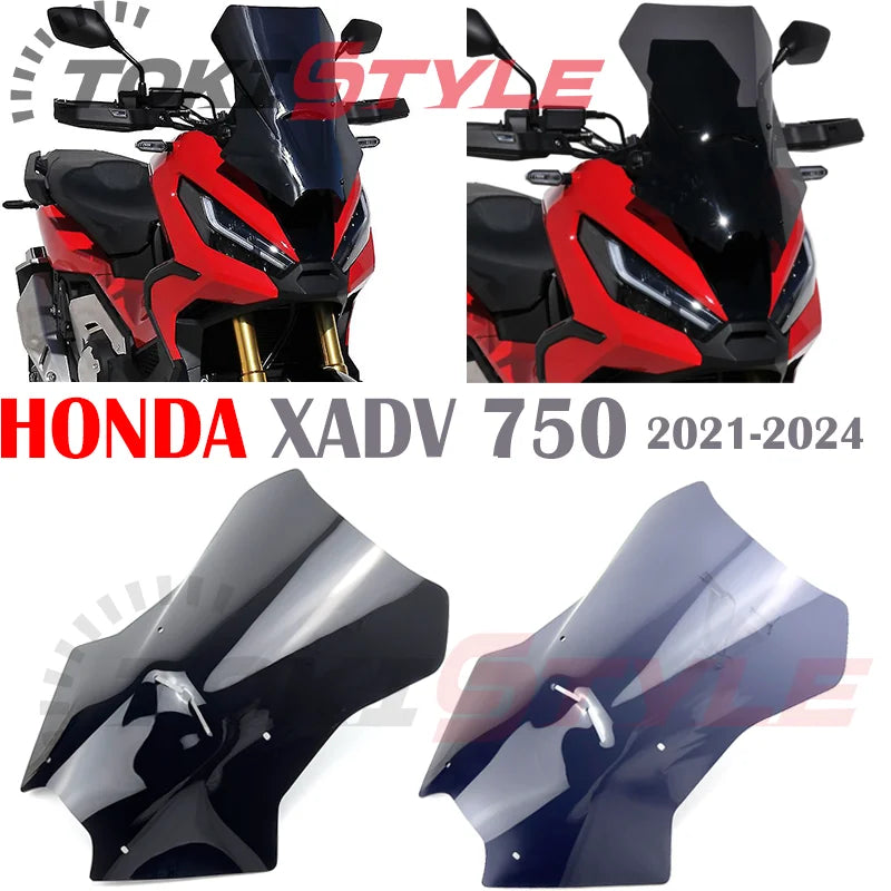 Fit For Honda NEW X-ADV 750 XADV 750 2021 2022 2023 2024 Motorcycle Accessories Windshield Windscreen Wind Shield Deflector