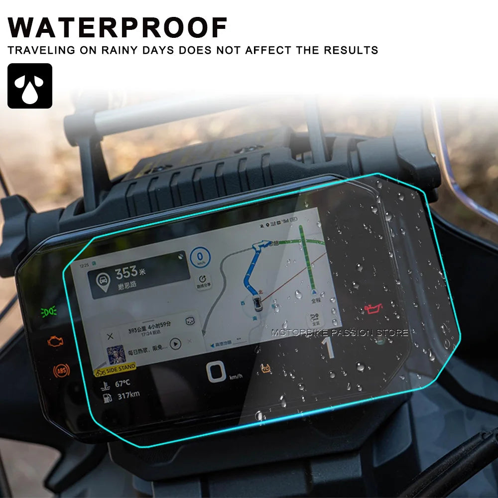 For CFMOTO 450MT/450NK Motorcycle Scratch Cluster Screen Dashboard Protection Instrument Film