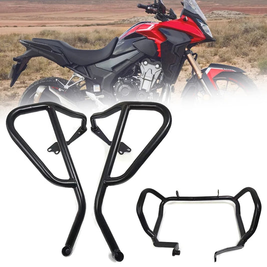 2024-2023 NX400 NX500 Motorcycle Upper Or Lower Bumper Engine Guard Crash Bar Frame Protector NX400/500 Fit For Honda NX 500 400