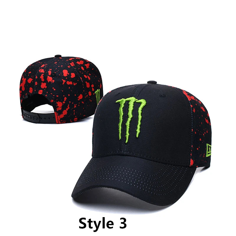 Monster Energy Baseball Cap Snapback Hat Hats & Caps Men Moto Letters Racing Motocross Riding Hip Hop Sun Hats