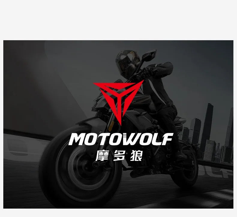 MOTOWOLF Motorcycle Boots Summer Breathable Leather Ventilated Riding Shoes Retro Anti-Slip Off-road Biker Shoes for Men Women