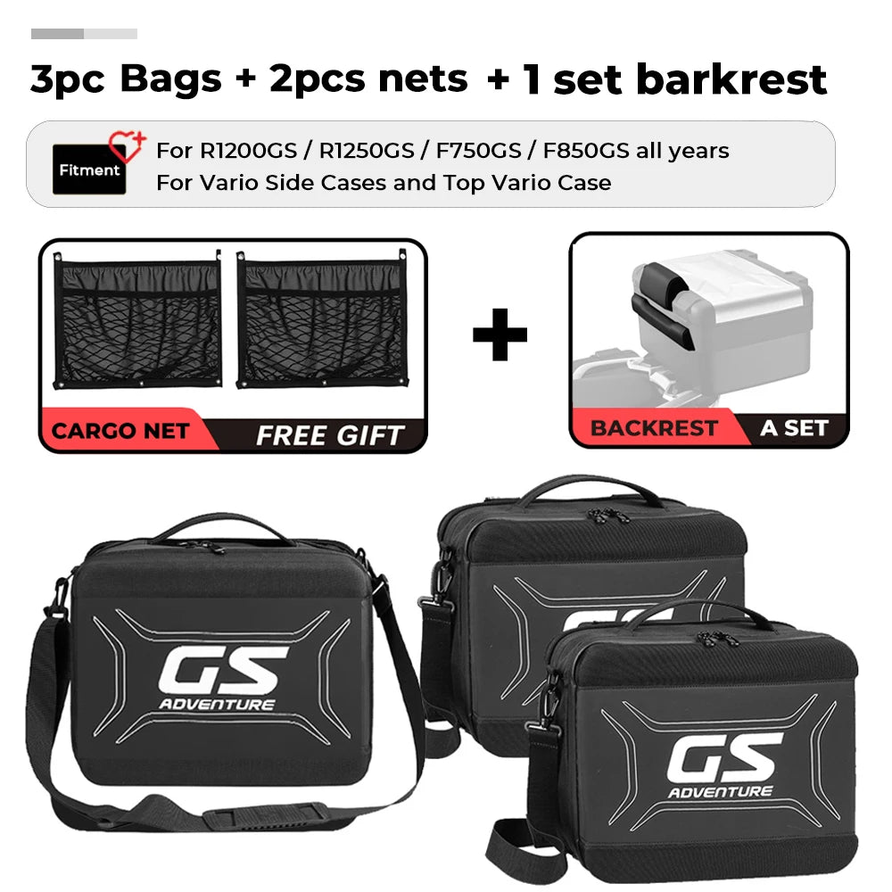2024 For BMW R1250GS F850GS F750GS Adventure Top Case Inner Luggage Bag for F850GS F750GS LC Luggage Bags Vario Case Inner bag