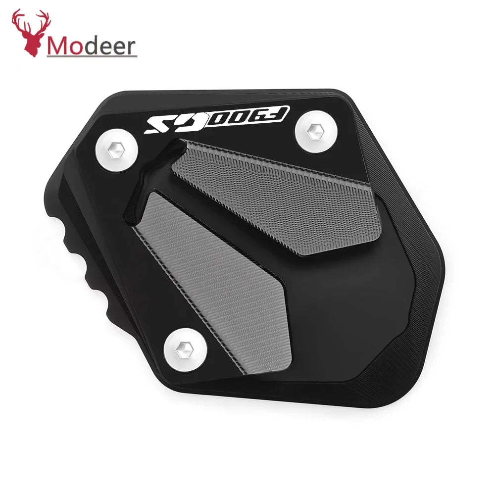 For BMW F 900 GS F900GS F900 GS 2023- Motorcycle Accessories Aluminum Kickstand Pad Enlarger Extension Side Stand Plate