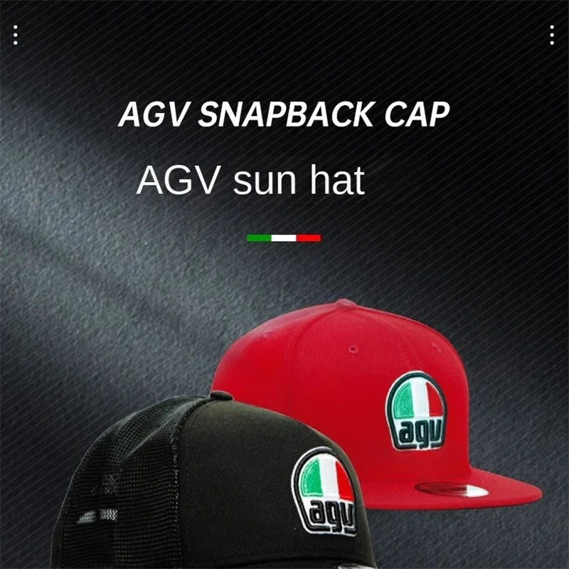 AGV Embroidery Women Men Baseball Caps Female Male Sport Visors Snapback Cap Sun Hat For Women Men