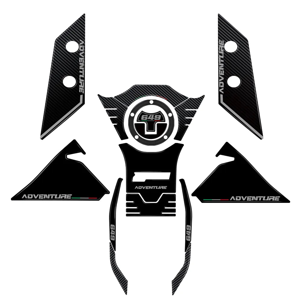 2023 X cape 650 Motorcycle Accessories 3D Epoxy Resin Sticker Protection Kit For Moto Morini X-CAPE 650 X cape 650 2022 2023