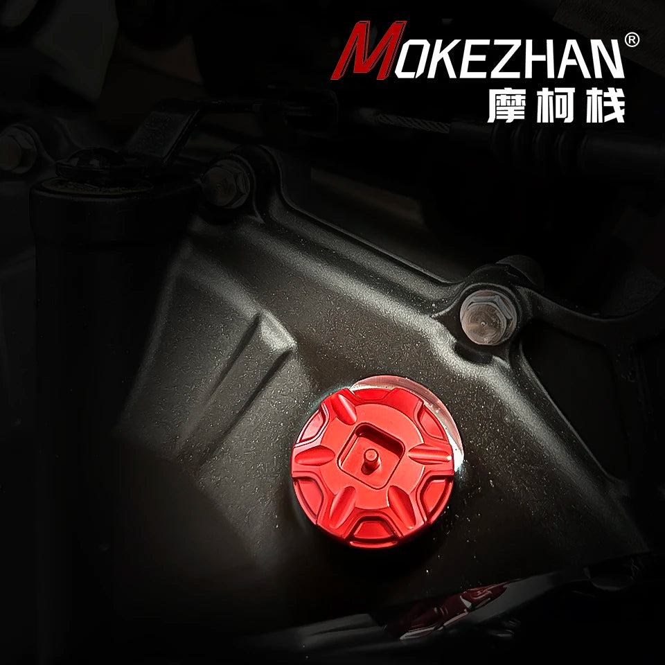 Motorcycle CNC Anti theft Engine Oil Filler Cap Plug Cover For Tiger Explorer 1200 XC XCA XCX XR XRT XRX LOW 2012-2024 Parts