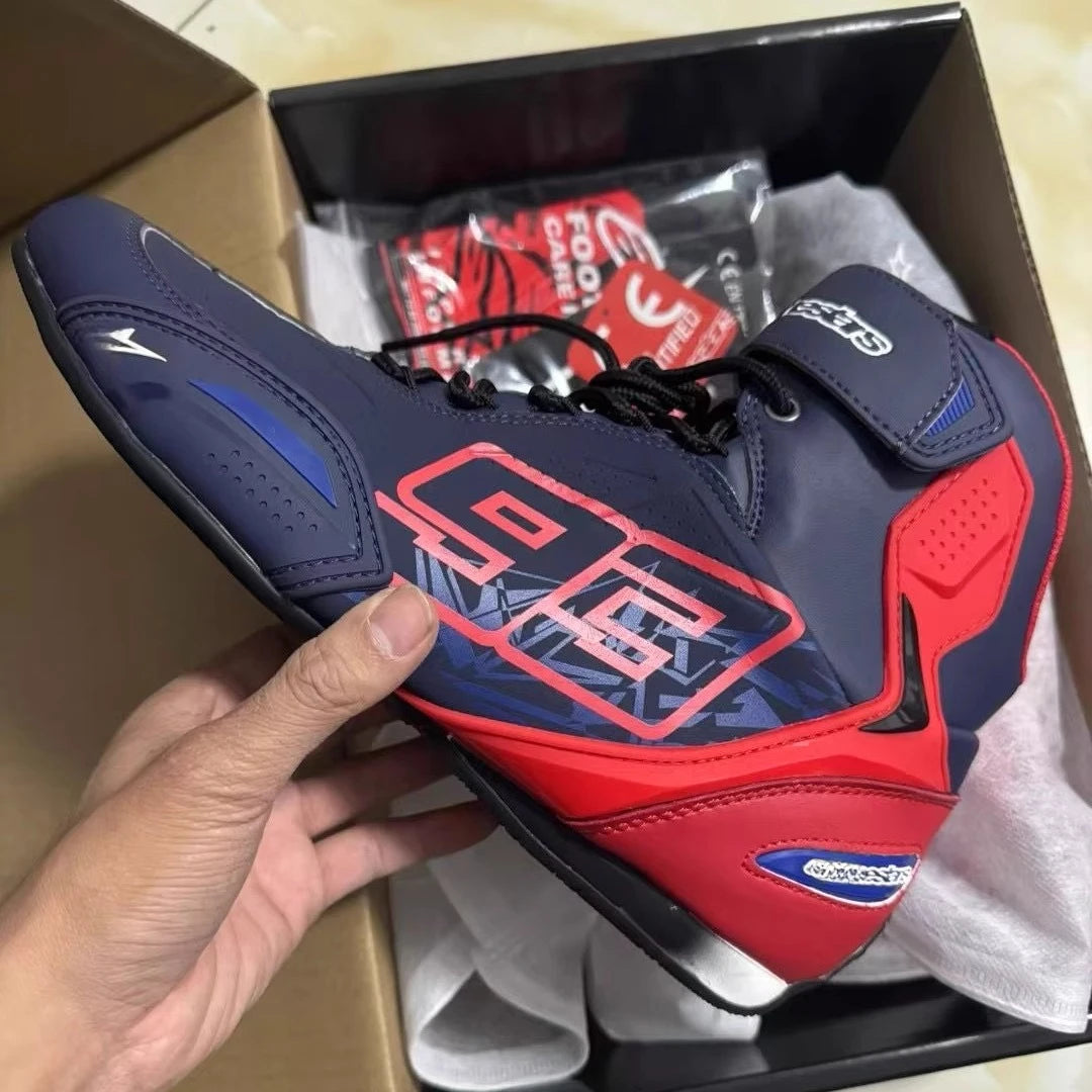 New for MM93 Motorcycle Boots Men Waterproof Motorcyclist Shoes Racing Motocross Bota Anti-Collision Off-Road for Rally Race