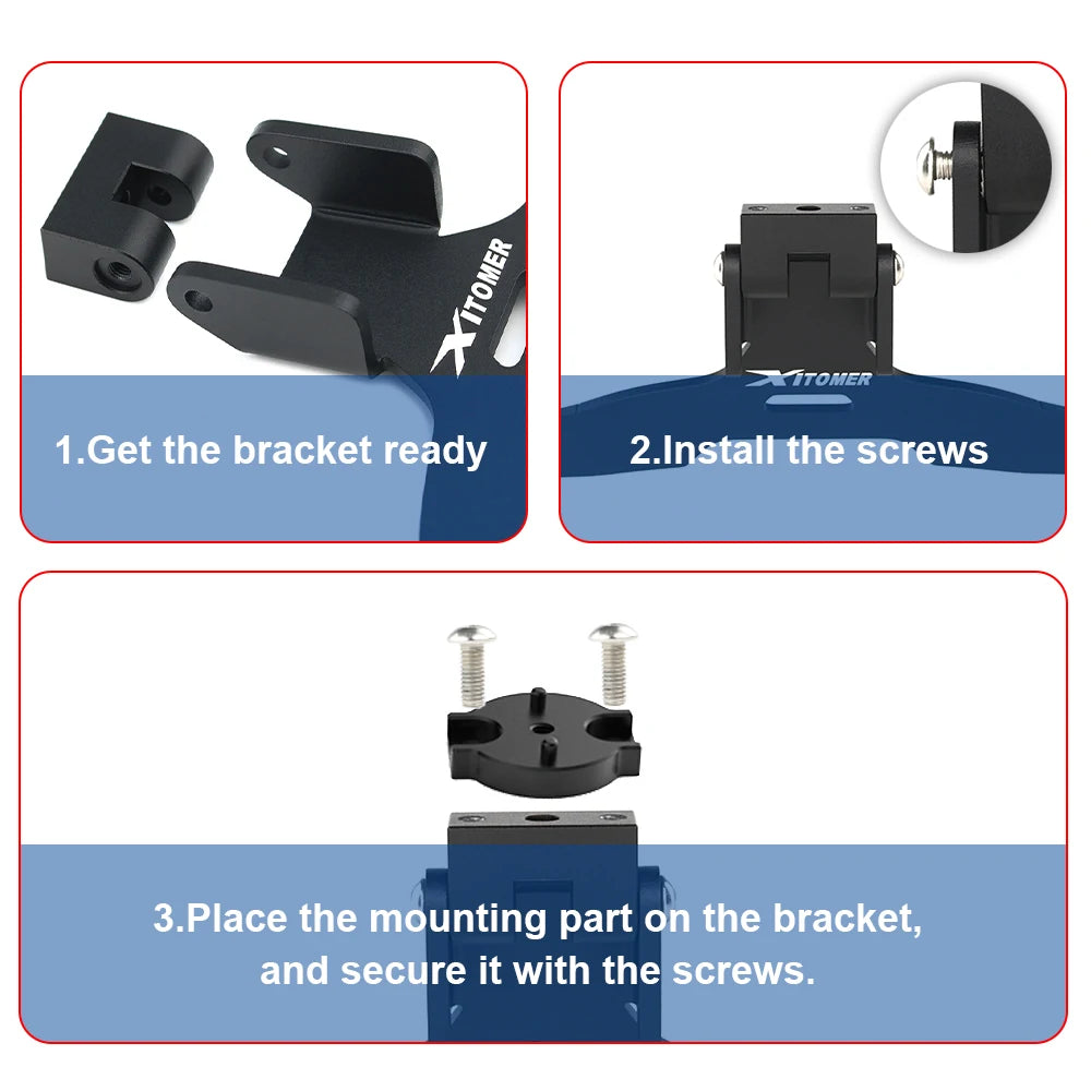 For Suzuki GSX-S1000GX GSX-S 1000 GX 2024- Motorcycle Windshield GPS Navigation Mount Bracket Navigation Windscreen GPS Holder