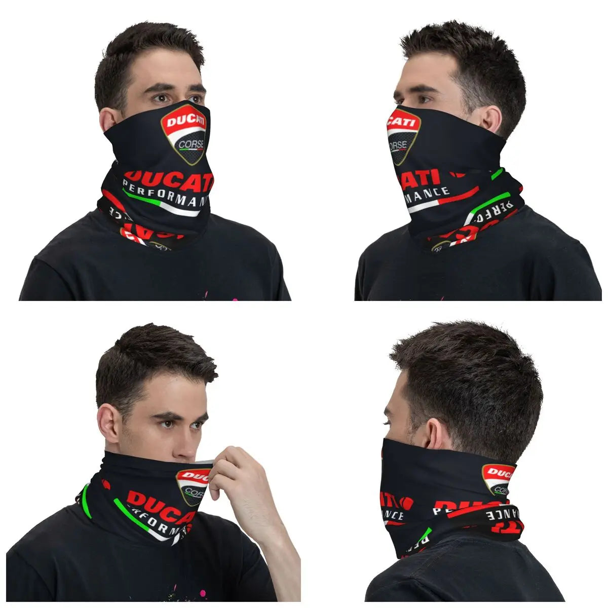 Ducatis Performance Balaclava Accessories Neck Cover Riding Motorcycle Bandana Mask Scarf for Men Women All Season