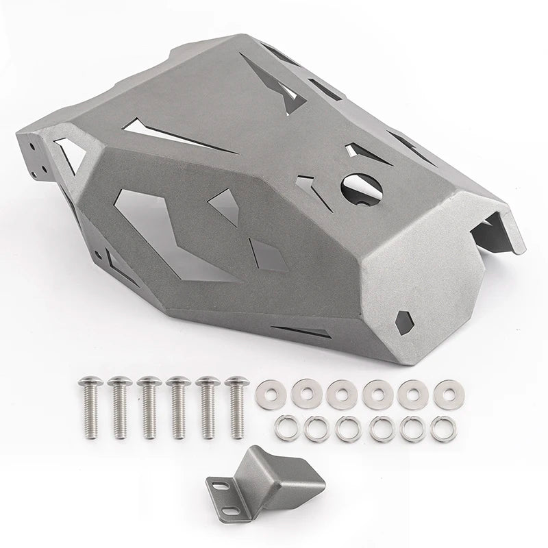 Motorcycle Under Engine Protection Guard Cover Bash Guards Sump Plate Skid Plate Fit For Ducati DesertX 2022 2023 Aluminum
