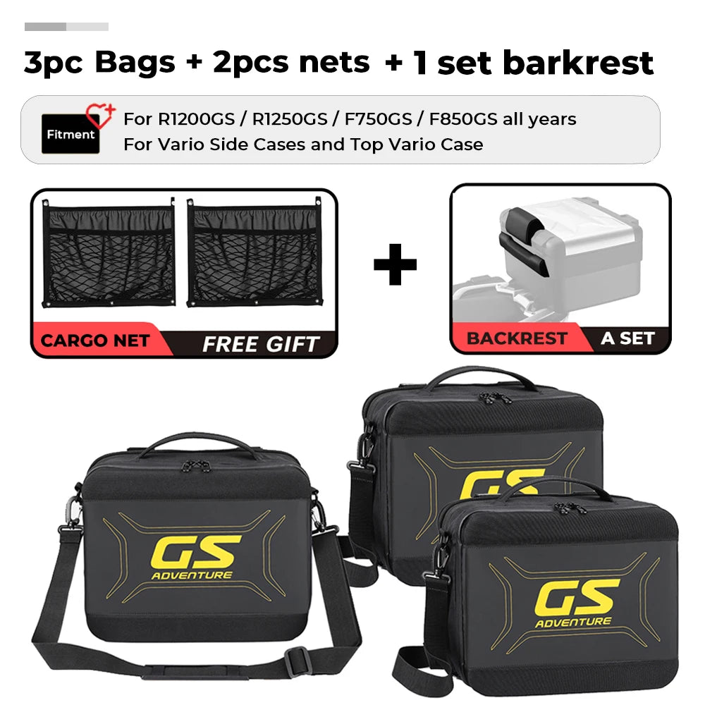 2024 For BMW R1250GS F850GS F750GS Adventure Top Case Inner Luggage Bag for F850GS F750GS LC Luggage Bags Vario Case Inner bag