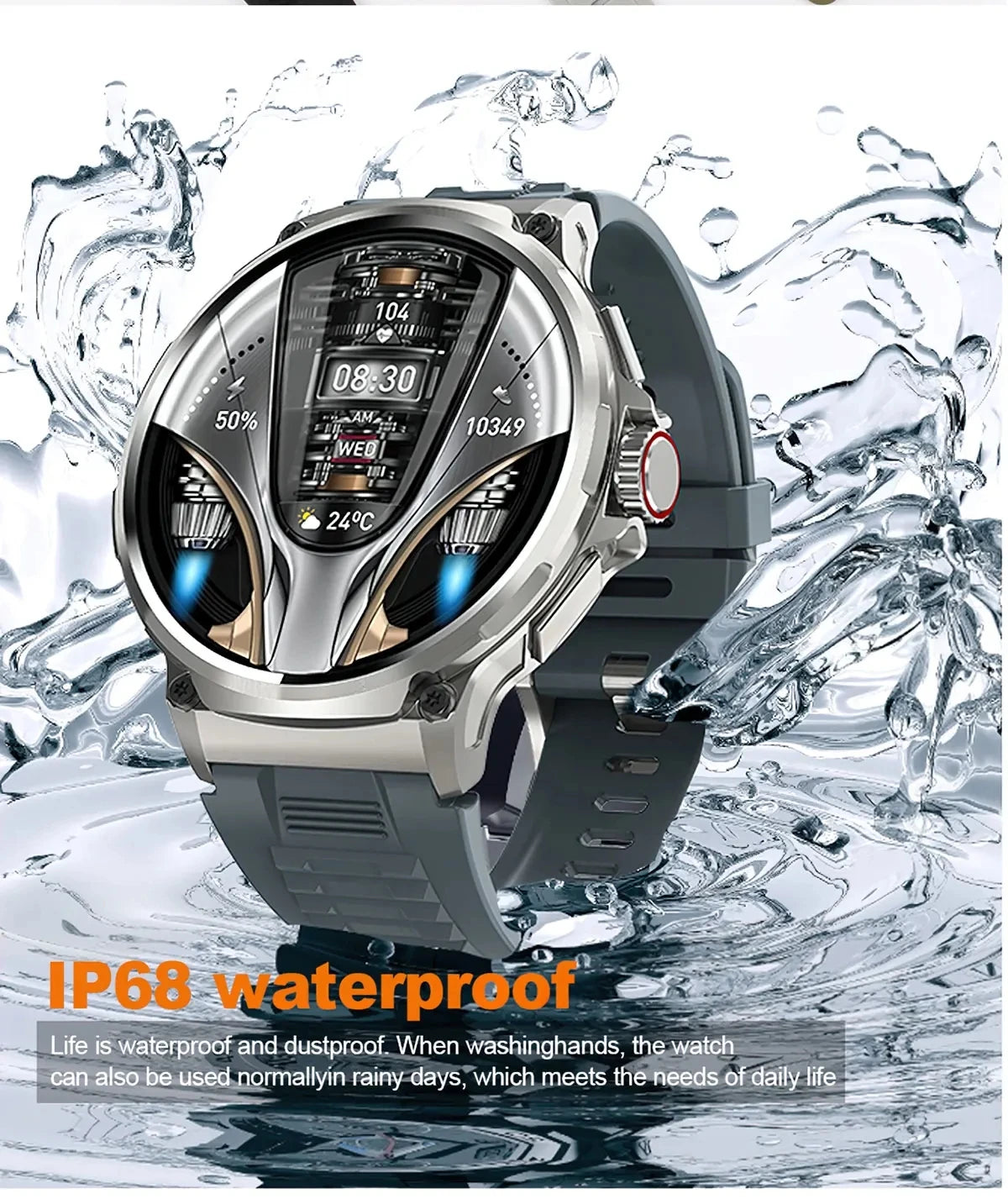 Xiaomi New V69 1.85" Ultra Hd Display Smartwatch Men 710 Mah Large Battery 400+ Watch Faces Smart Watch For Android IosPhone2