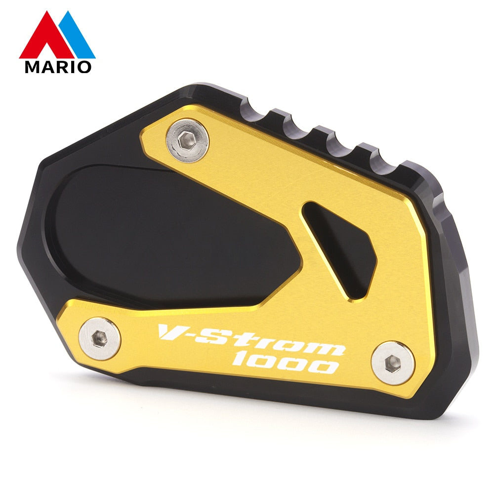 Motorcycle Foot Side Stand Enlarger Extension Kickstand Pad Plate Anti-slip For Suzuki V-Strom 1000 1050 VSTROM V Strom 1050XT