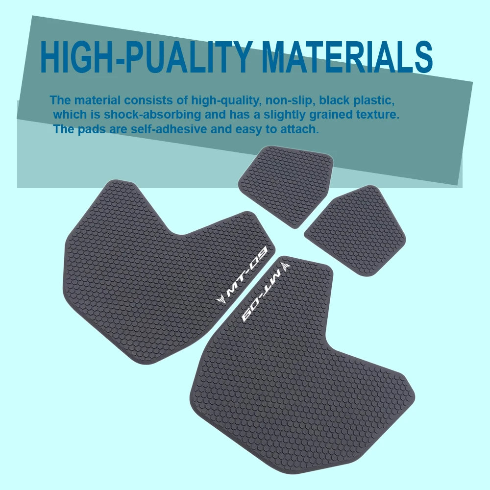 For YAMAHA FZ09 FZ 09 MT 09 MT09 2015 2013-2020 Motorcycle Tank Traction Pad Side Gas Knee Grip Protective Sticker Protector