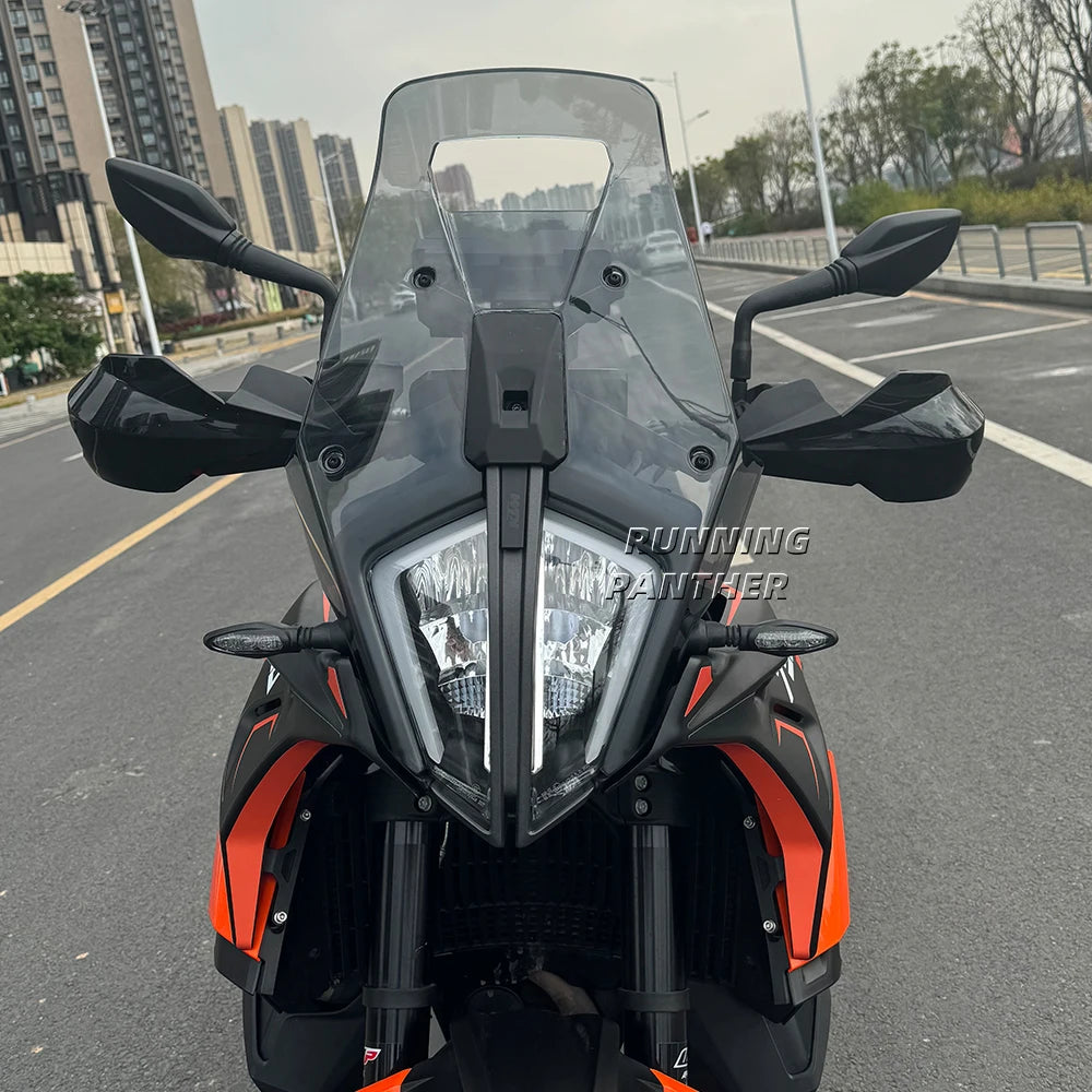 For 390 790 890 ADV Adventure 2019-2022 2020 Motorcycle Acrylic Rally Windshield Wind Deflector Screen Shield Windscreen Visor