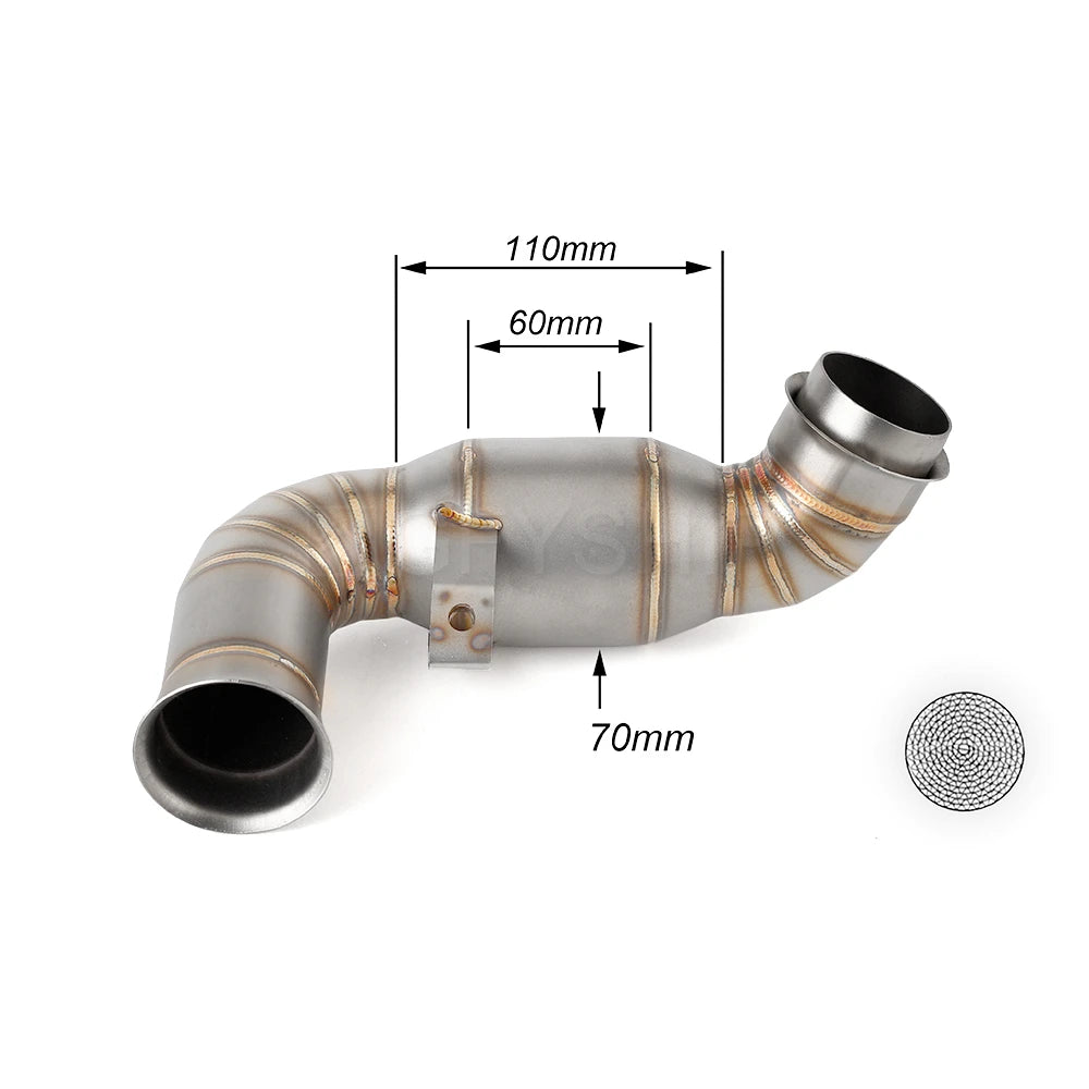 For CF MOTO 800 MT 2021 2022 2023 800 NK 21 22 For CFMOTO 800MT 800NK Escape Motorcycle Exhaust Middle Link Pipe Slip-on