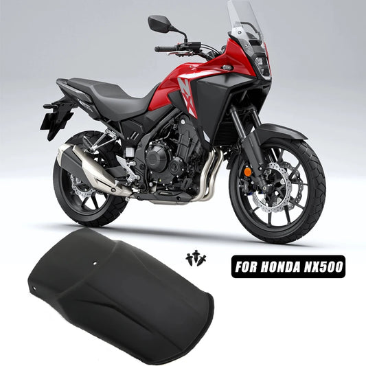 Motorcycle Front Tire Hugger Mudguard Splash Guard Protector Fender Extender Extension Mudflap for Honda NX 500 NX500 2023 2024