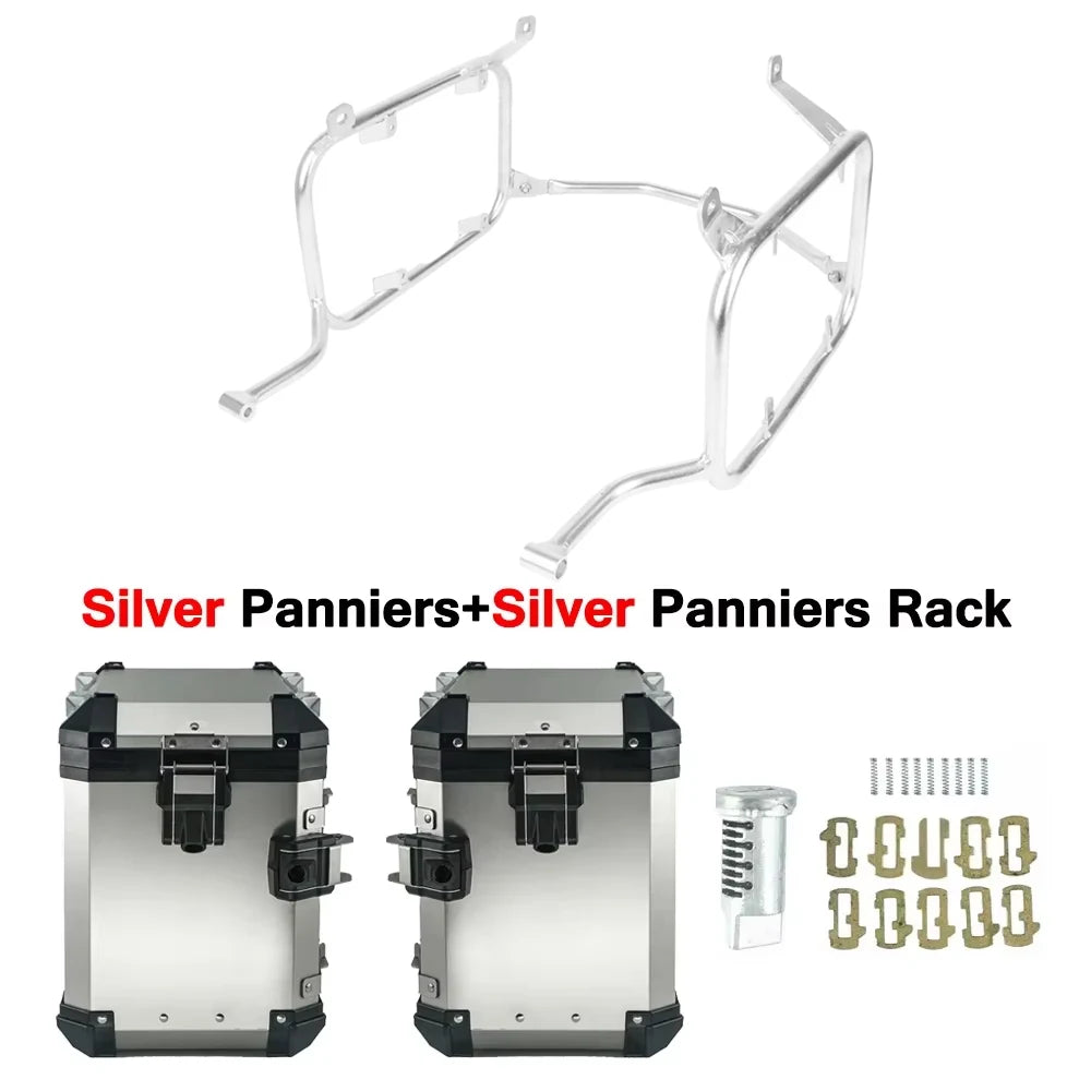 Motorcycle Aluminum Box Pannier Saddlebag Top Case Luggage Rack For Honda XL750 Transalp XL 750 2023 2024 Tail Side Box Bracket