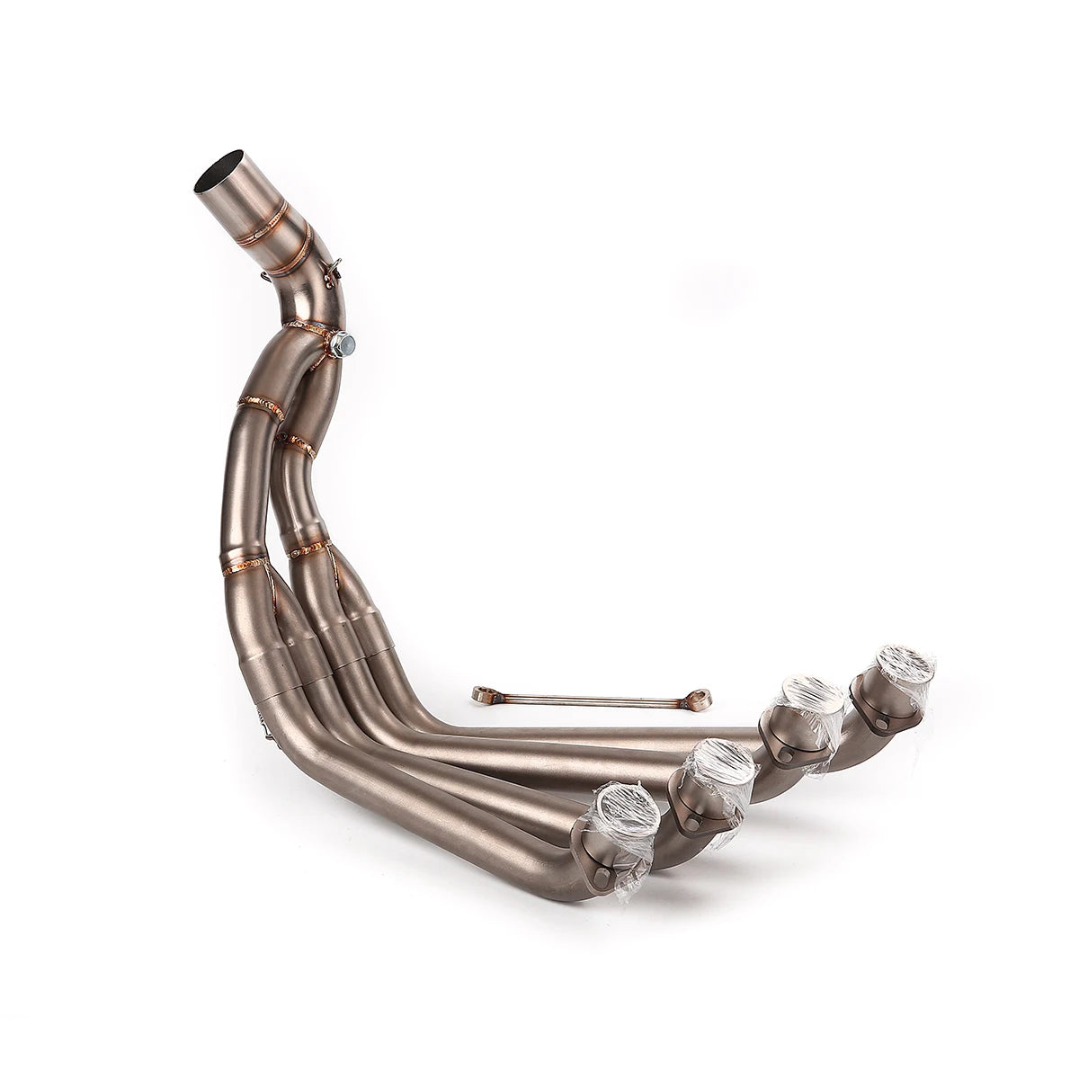 For Honda CB650F CB650R CBR650 CBR650F 2014-2022 Slip On 51mm Motorcycle Exhaust System Escape Front Link Pipe Stainless Steel