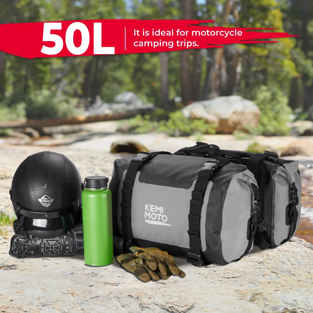 Motorcycle Saddlebag Waterproof Side Bag For BMW R1250GS R1200GS F850GS F750GS LC ADV Adventure For Suzuki V-Strom Luggage Bags