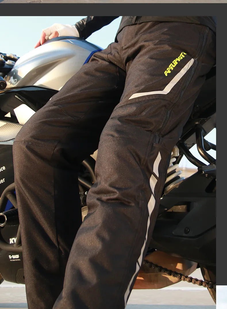Wear-resistant Motorcycle Pants Anti-fall Motorcycle Knee Protection Equipment Windproof Motocross Pants Reflective Biker Pants