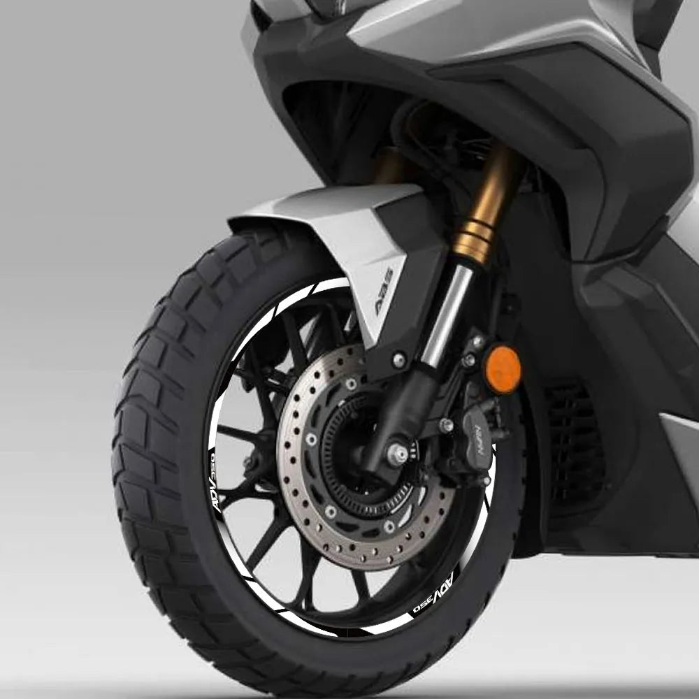 ADV350 Reflective Motorcycle Accessories Wheel Sticker Inside of Hub Decals Rim Stripe Tape For Honda ADV350 adv 350