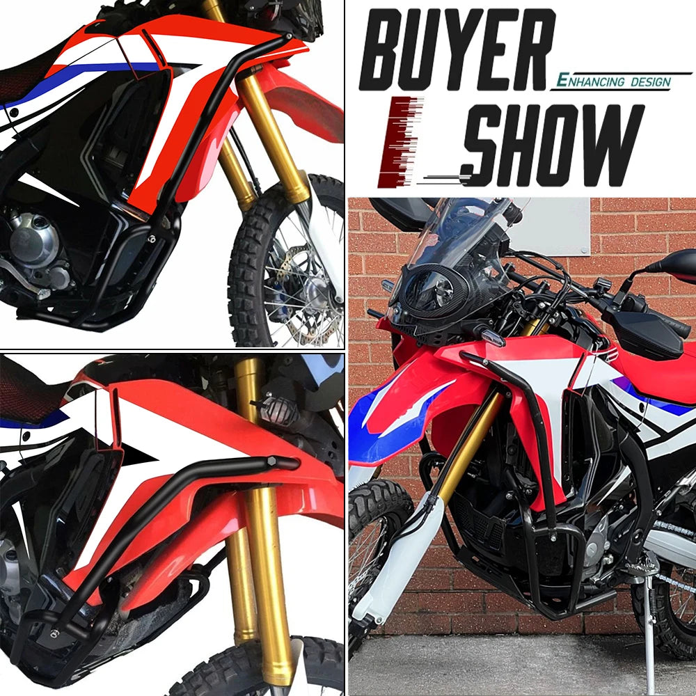 For Honda CRF250 CRF 250 Rally 2017-2020 2019 2018 Engine Guard Highway Crash Bar Frame Protection Bumper CRF300 Rally 2021-2024