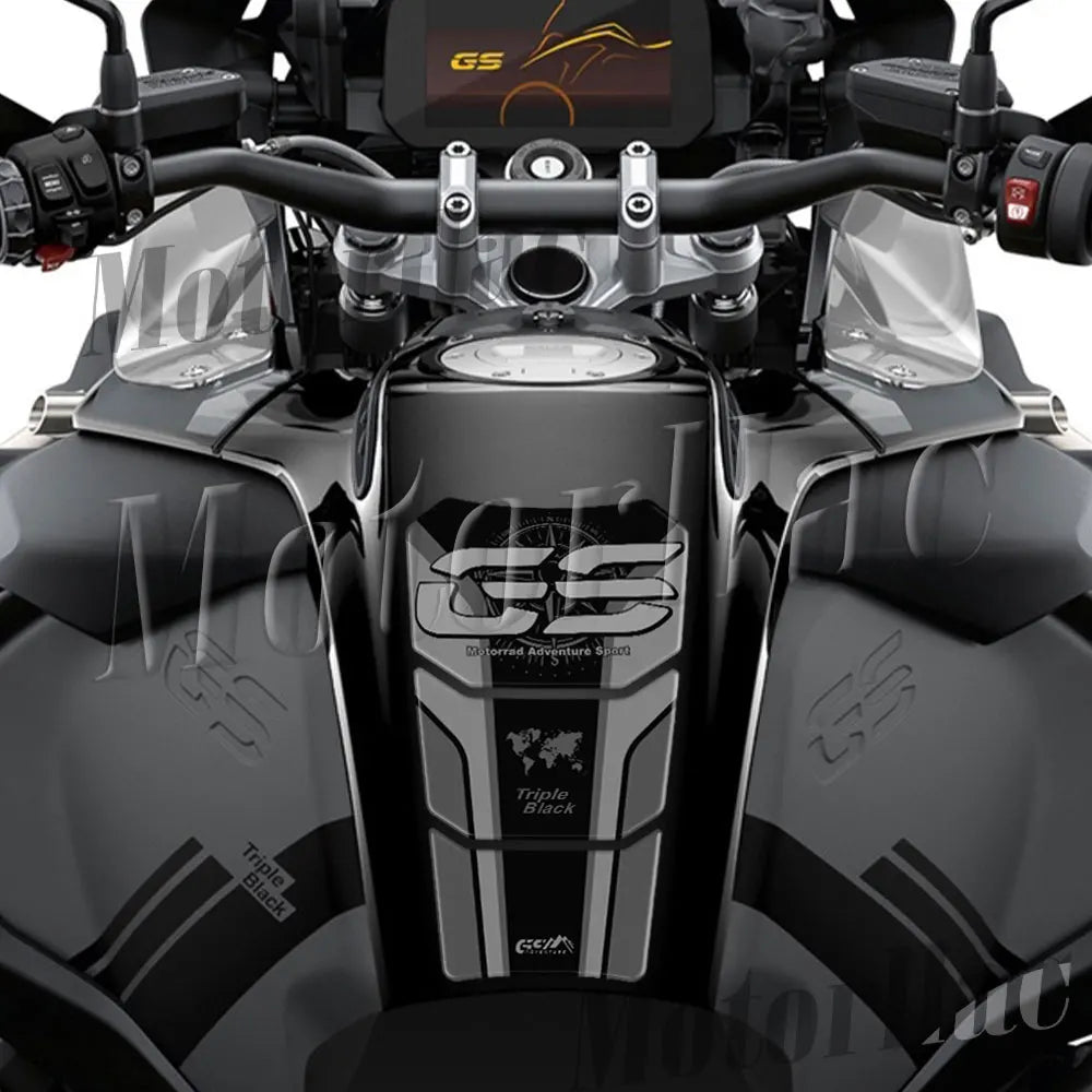 3D R 1200/1250 GS Adv Tank Pad Stickers Gas Tank Protection Decals For BMW R1250GS Adventure 2019-23 R1200GS Adv LC 2014-19
