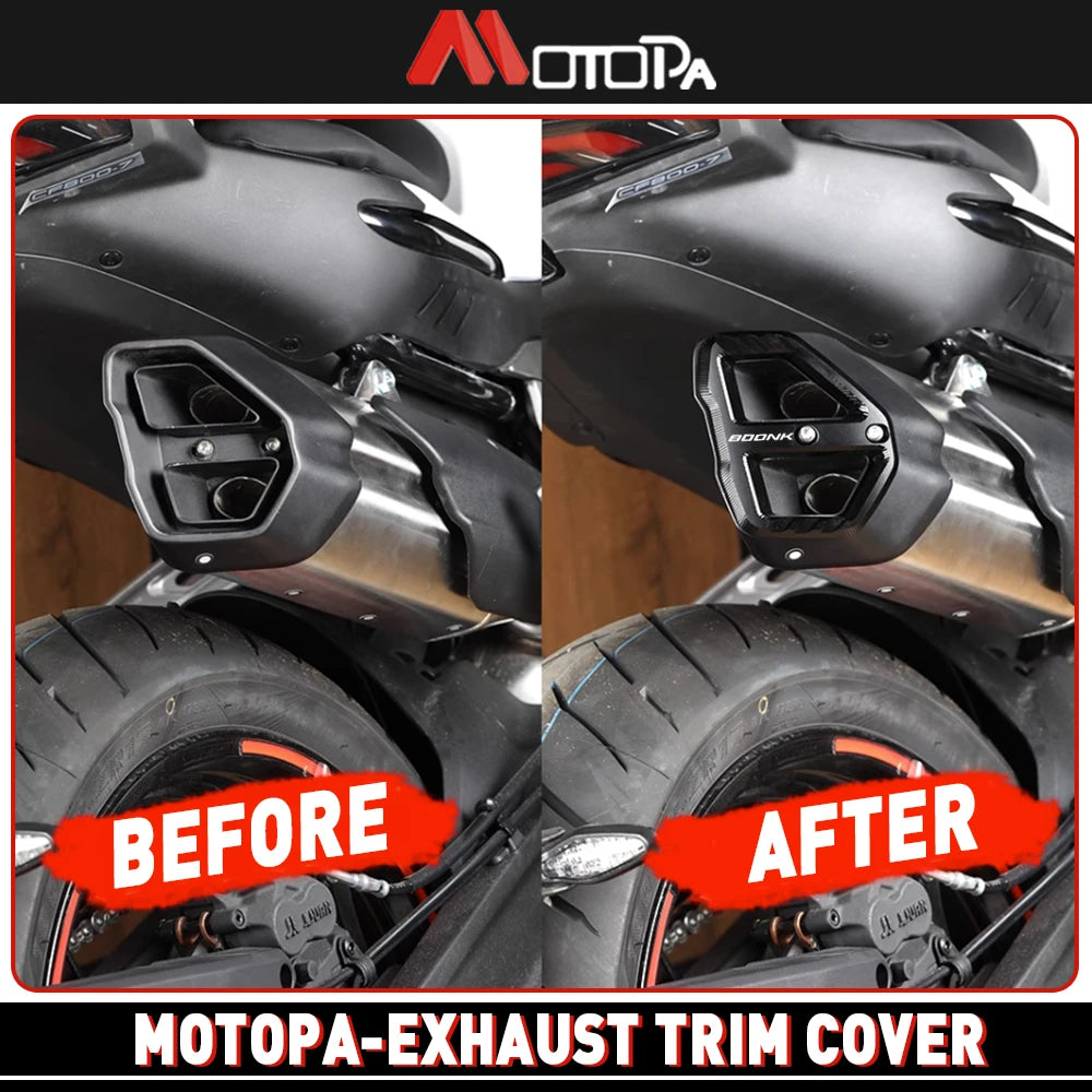 For CFMOTO 800NK 800 NK 2023 2024 Motorcycle CF800NK Exhaust Trim Cover Exhaust Pipe Tail End Accessories