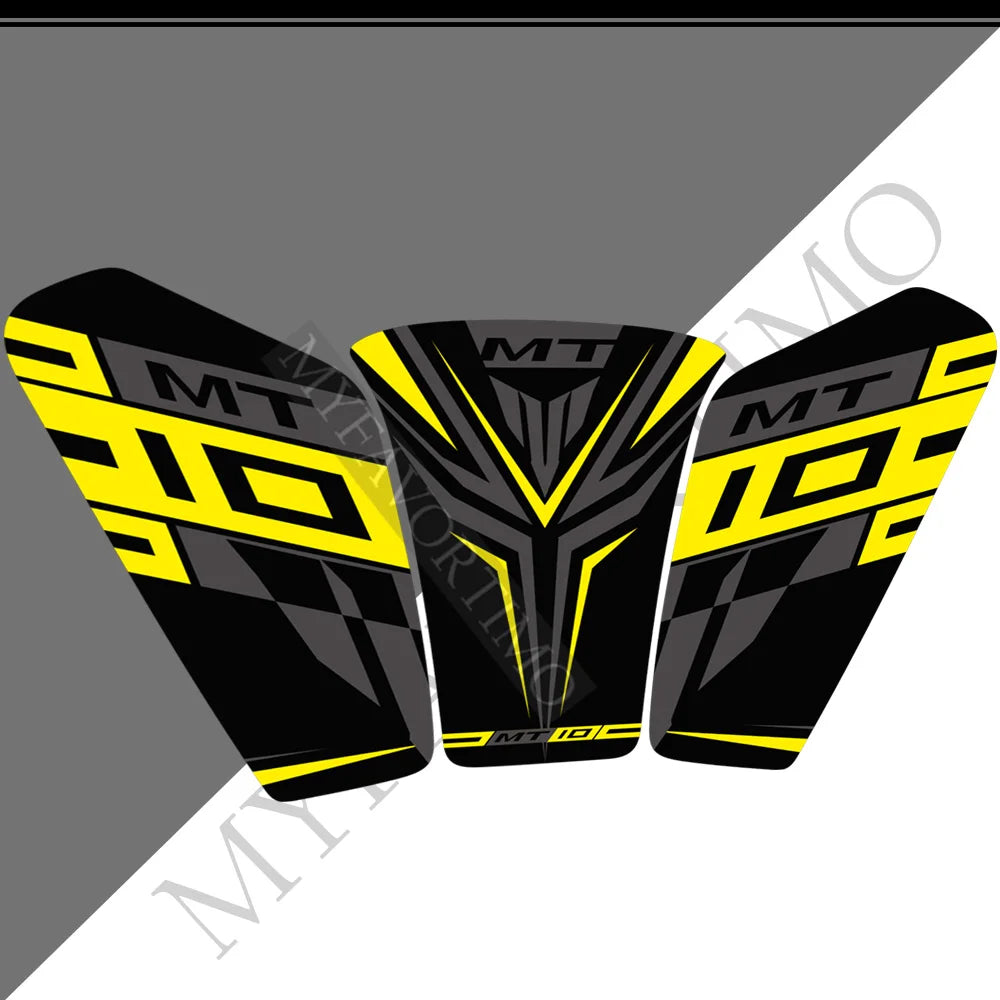 For Yamaha MT10 FZ moto Stickers Tank Pad Protector Fairing Fender Motorcycle Knee Decal Fuel MT-10 2016-2021