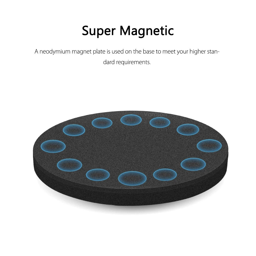 Vamson for GoPro Hero 12 11 10 9 Neodymium Magnets for GoPro Insta360 DJI Camera Magnetic Mount with 1/4 Thread Stud Accessories