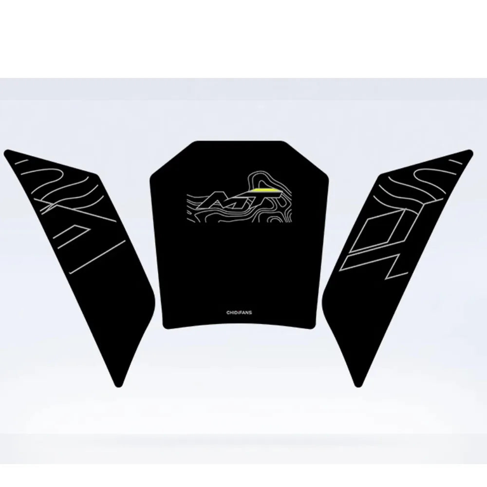Body Protection FOR CFMOTO 450MT 2024 Anti-skid Fuel Tank Sticker Fish Bone Stickers Anti-wear Sticker Modification Accessories