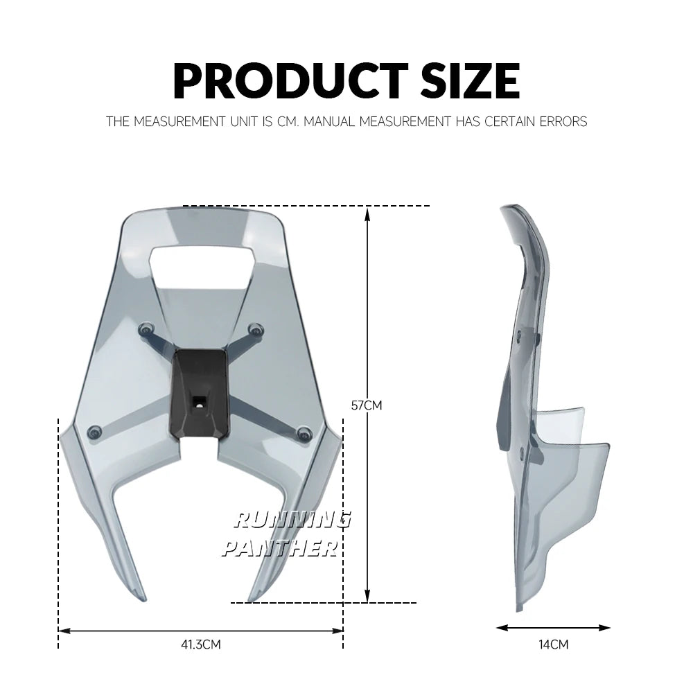 For 390 790 890 ADV Adventure 2019-2022 2020 Motorcycle Acrylic Rally Windshield Wind Deflector Screen Shield Windscreen Visor