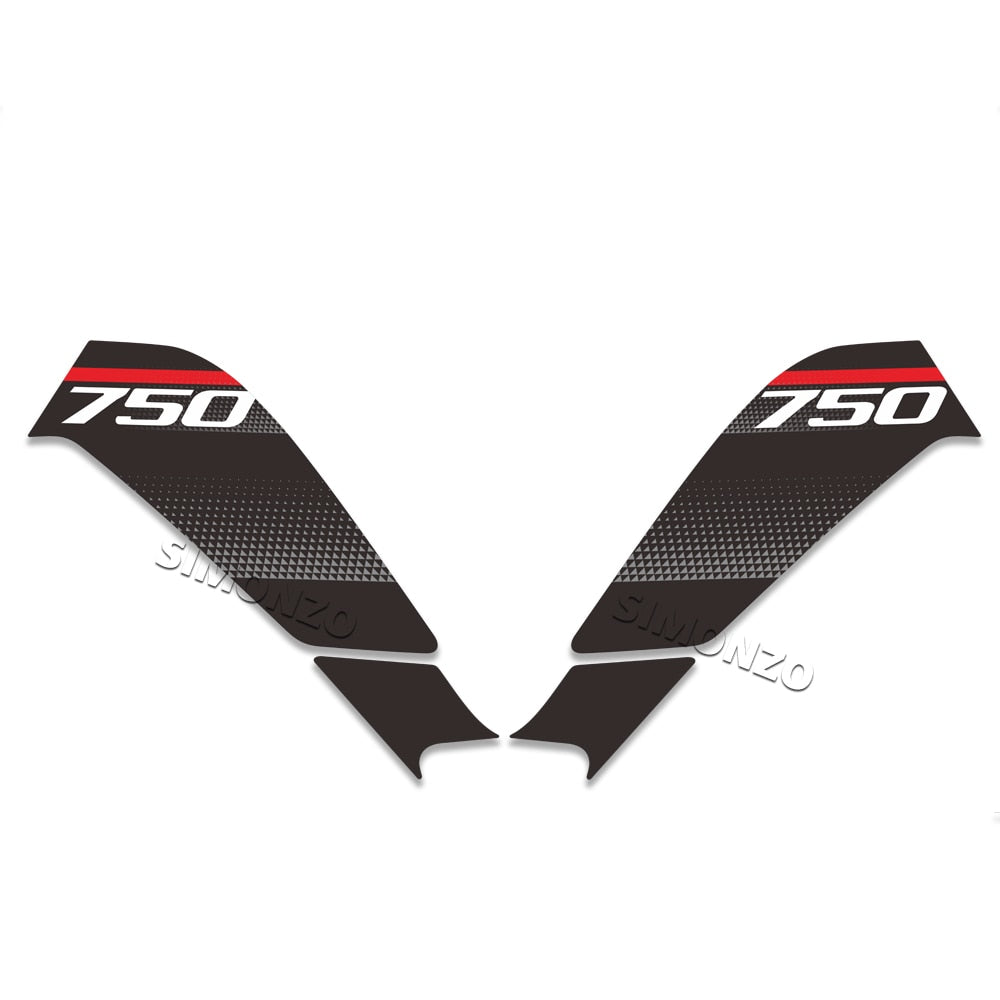Fairing Protector For Honda XL750 Transalp 2023 Motorcycle TankPad XL750 Accessories Protection Stickers Decals Fuel Tank Pad