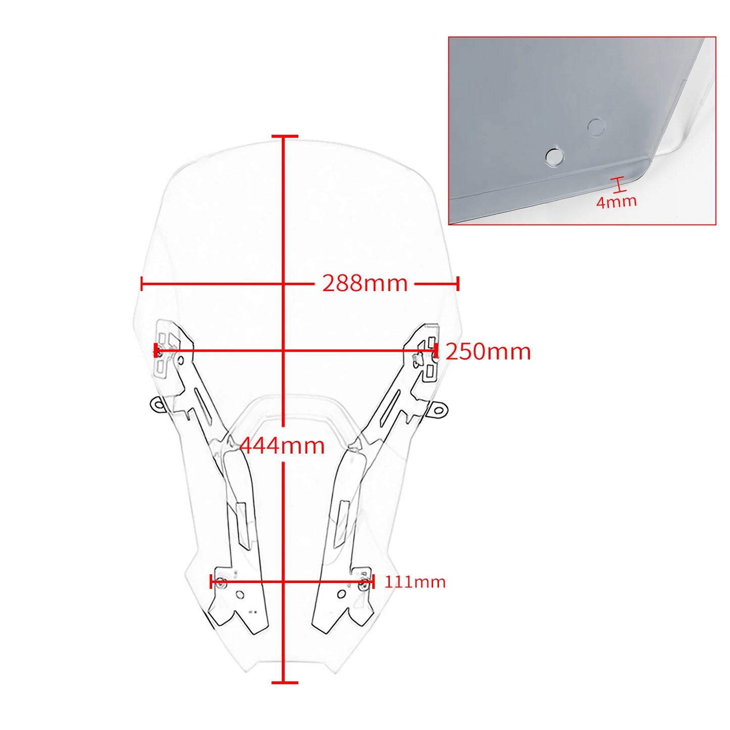 CRF1100L Windshield Touring Windscreen For Honda CRF 1100L CRF1100  L Africa Twin Adventure Sports 2020 2021 2022 Front Cowl Kit