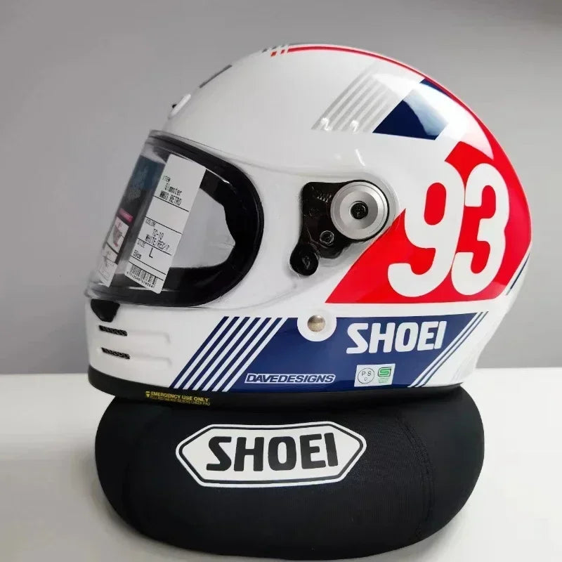 Shoei Glamster Retro Cruise Latte Free Climbing Motorycle Helmet Moto Retro Helmet Motorbike Riding Motocross Full Face Helmets