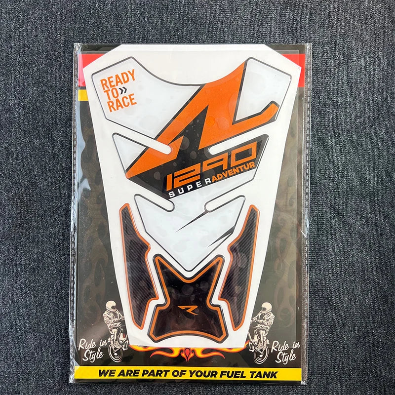 Motorcycle Fuel Tank 3D Sticker Decals Waterproof Decoration for Ktm 1290 SUPER ADVENTURE