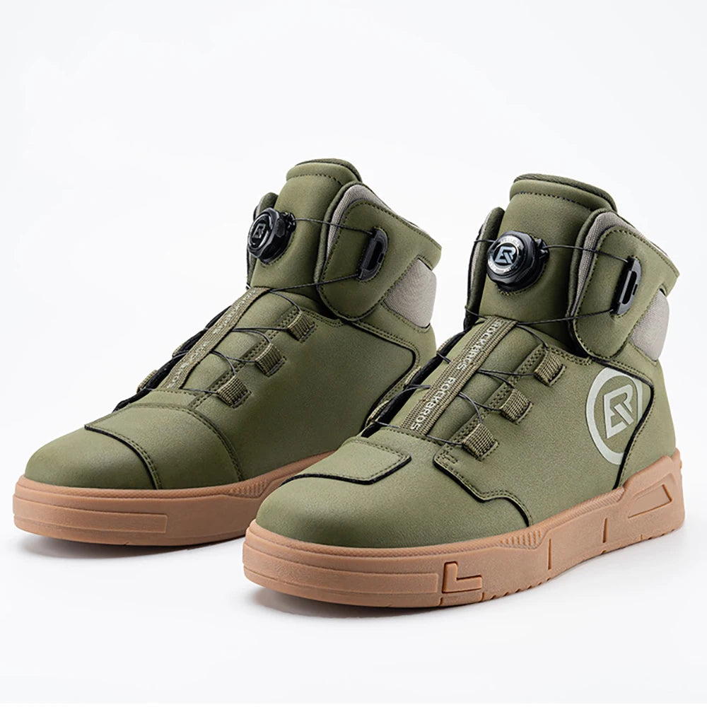 ROCKBROS Cycling Motorcycle Shoes Men Women Bike Shoes Flat Boots MTB Road Casual Sports Footwear Hiking Bicycle Sneakers