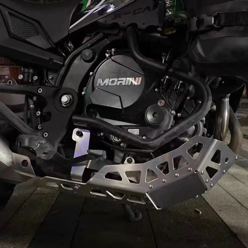 New Fit Morini X Cape 650 Motorcycle Accessories Engine Mud Guard Base Protector Cover For Morini XCape 650 XCape650 X-Cape 650